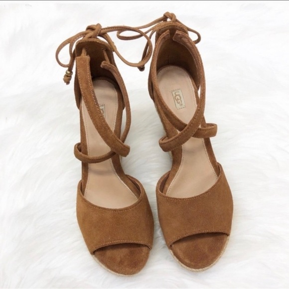 Ugg Reagan Suede Espadrille Wedge - Picture 5 of 6